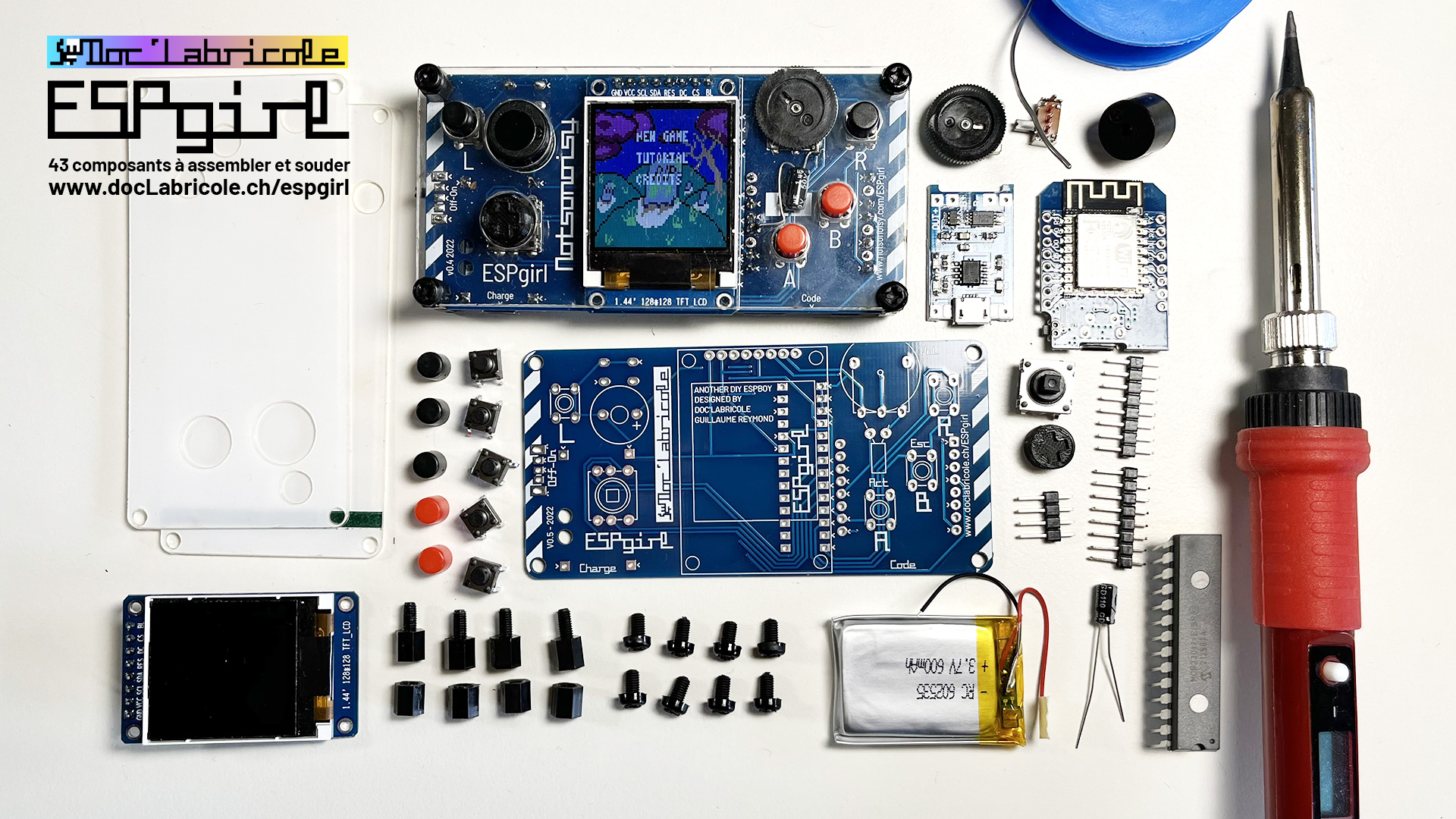 ESPgirl, console de jeux DIY