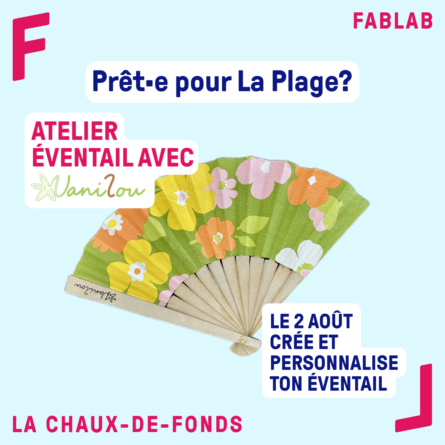 🪭 Éventail avec Vanilou